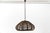 Mid-Century Modern French Provincial Handmade Adjustable Rattan Pendant Lamp, 1960s For Sale - Image 3 of 10