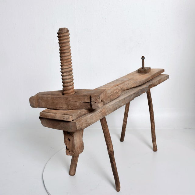 Antique Spanish Colonial Decorative Woodworking Mezquite Table Chairish