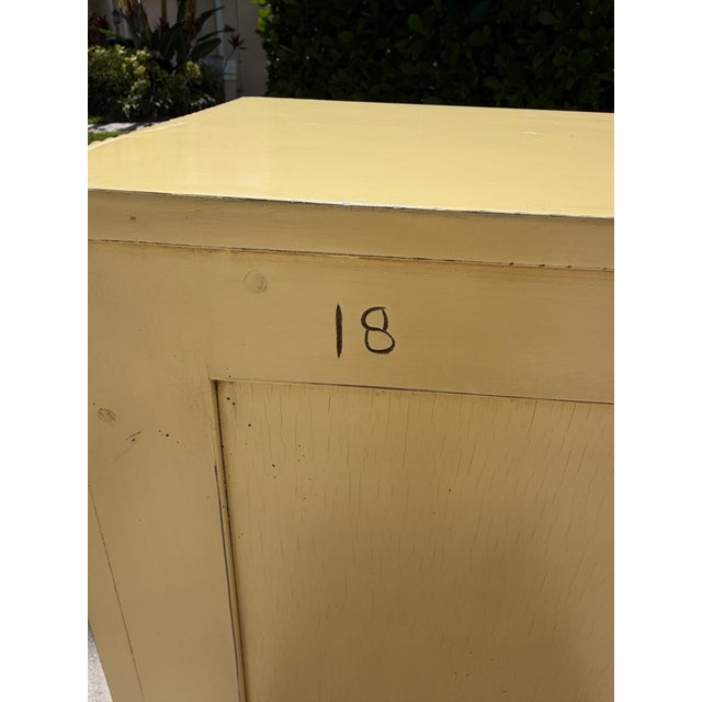Vintage French Provincial Carved Nightstands With Locking Commode Cabinets by Agr Paris, Pair For Sale - Image 14 of 17