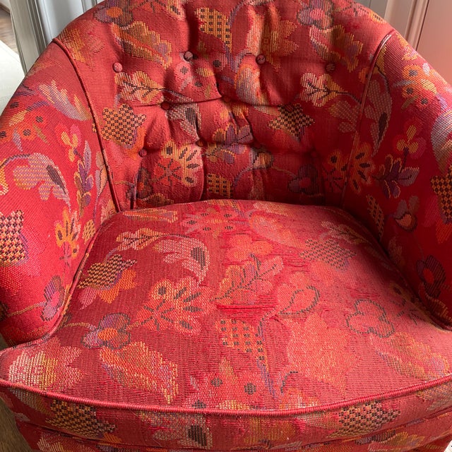 Traditional 1970s Vintage Erwin Lambeth Chair on Casters For Sale - Image 3 of 12