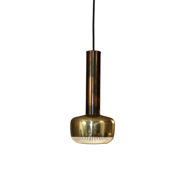 Vl56″ Lamp in Brass by Vilhelm Lauritzen for Louis Poulsen, Denmark, 1950s For Sale