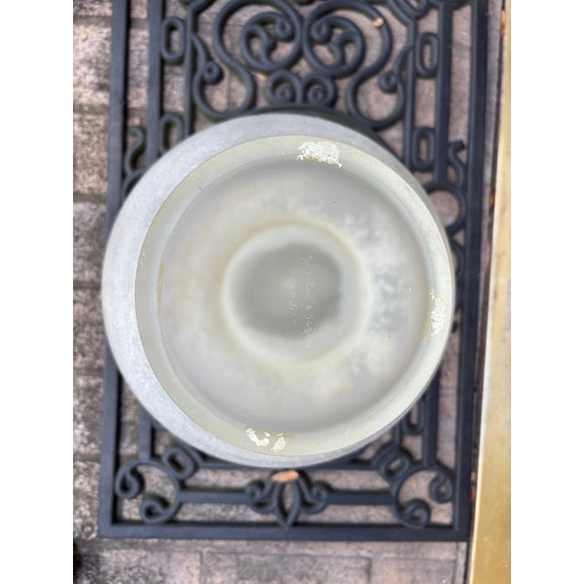 1930s Murano Glass Urn Signed Seguso For Sale - Image 13 of 14