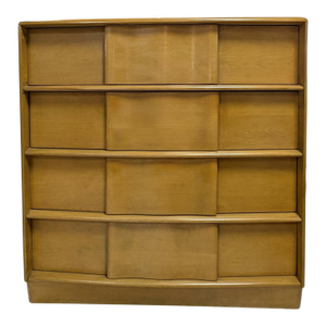 1950s Heywood Wakefield Birch Mid Century 4 Drawer “Sculptura” Dresser