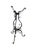 Victorian Antique Victorian Art Nouveau Scrolled Wrought Iron Tripod Garden Plant Stand For Sale - Image 3 of 16