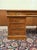 Large English Desk with Brown Leather For Sale - Image 9 of 18