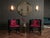 A magnificent and highly collectible matching pair of fully refurbished Josef Hoffmann-style Secessionist lounge...