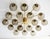 Italian 21st Century Natural Brass Smoky Murano Globes Flush Mount by Fabio LTD For Sale - Image 3 of 6