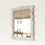 Art Deco Ceramic Wavy Mirror, Large For Sale - Image 3 of 8
