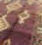 Textile Vintage Turkish Medallion Oushak Kars Gallery Runner in Gold and Burgundy For Sale - Image 7 of 9
