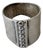 Vintage Sterling Silver Wide Band Ring For Sale