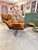 Mid-Century Modern Vintage Cognac Leather Recliner Chair by Plycraft For Sale - Image 3 of 12