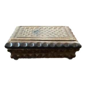 Reuge Vintage Swiss Large Carved Walnut Music Box