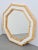 1960s Vintage Bohemian Bamboo Octagon Wall Mirror, Italy, 1960s For Sale - Image 5 of 6