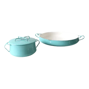 Vintage Dansk Kobenstyle Pots Pair