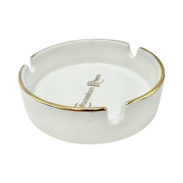 Mid-Century Modern Vintage Edwardian Room Plaza Hotel Nyc Ashtray New York For Sale - Image 3 of 12