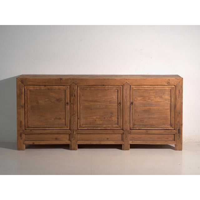 Brown Wooden Sideboard, 1900s For Sale - Image 9 of 13