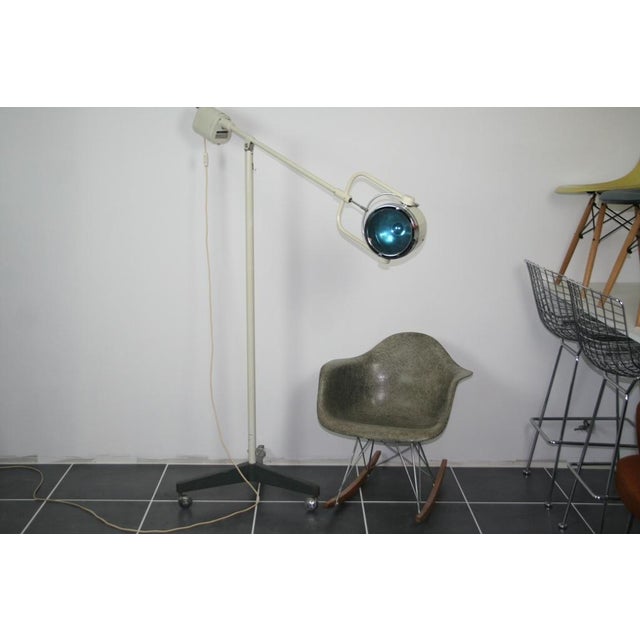 Metal Industrial Medical Lamp from Hanaulux, 1950s For Sale - Image 7 of 16