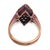 19th Century Victorian 1.70 Carat Old Mine Cut Diamond 14k Rose Gold Ring, Size 4.5 For Sale In Los Angeles - Image 6 of 7
