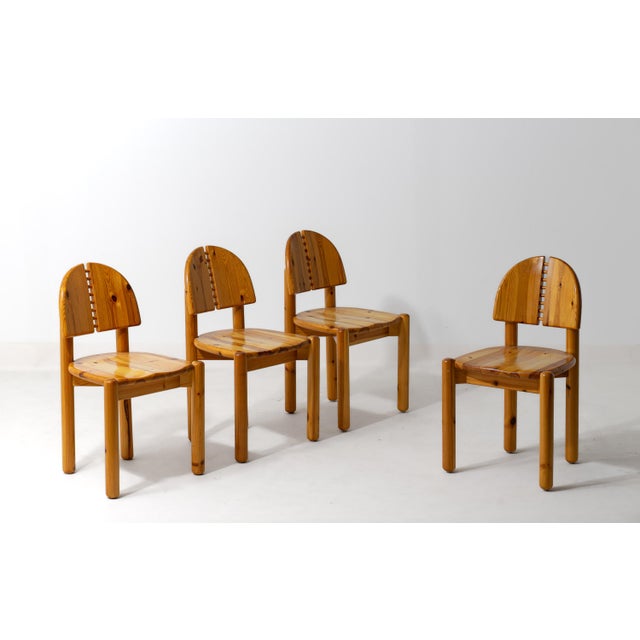 Dining Chairs in Pine from Rainer Daumiller, 1970s, Set of 4 For Sale - Image 11 of 16