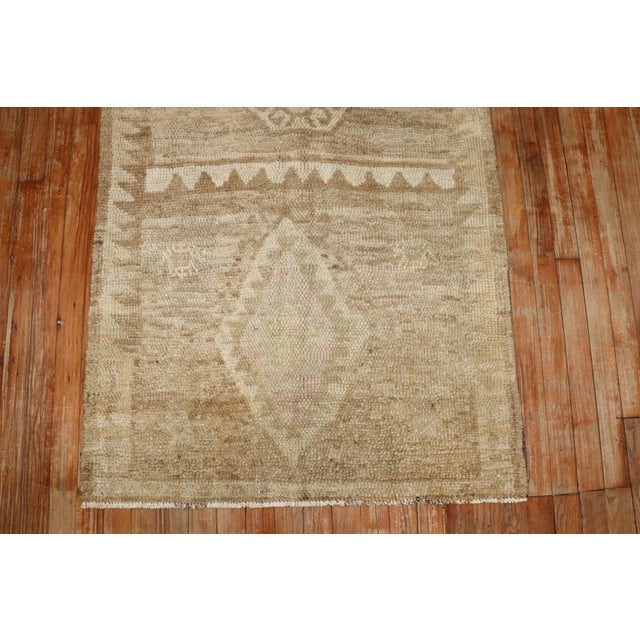 Mid 20th Century Turkish Tribal Neutral Tone Runner