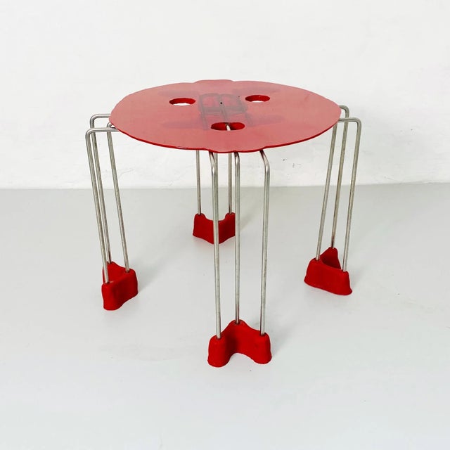 Gaetano Pesce Italian Modern Triple Play Resin Stool by Gaetano Pesce for Fish Design, 2000s For Sale - Image 4 of 10