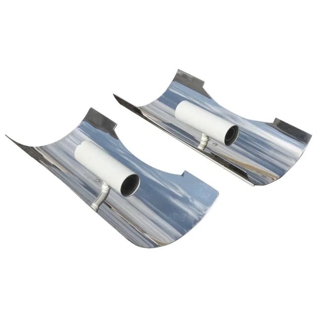 Steel Sconces from Luci Italia, 1970s, Set of 2 For Sale - Image 6 of 6