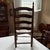 Antique Ladderback Chair With Low / Woven Seat For Sale - Image 4 of 12