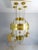 Gold Large Art Nouveau Chandelier in Brass, Vienna, 1890s For Sale - Image 8 of 12