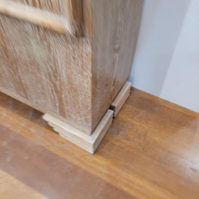 Art Deco Oak Bar Cabinet, France, 1980s For Sale - Image 17 of 18