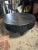Wabi Sabi Round Coffee Table – Ebonized Black For Sale - Image 4 of 9