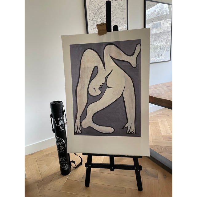 White Pablo Picasso (1881-1973), Femme Acrobate, 1930, Copyright 2004 Succession Pablo Picasso, Sabam Belgique, Printed in Belgium, Large Format For Sale - Image 8 of 8
