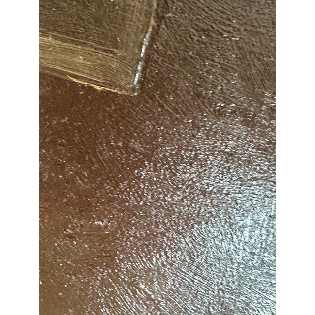 Brown 19th Century Dutch Canvas Painting in Giltwood Frame For Sale - Image 8 of 11