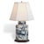 Chinoiserie Canton Blue Lamp For Sale - Image 3 of 3