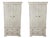 Late 20th Century Pair of Fluted Wood Gustavian Cabinets For Sale
