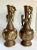 Pair of Antique Asian Tibetan Copper Brass Dragon Vases For Sale - Image 10 of 12