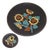Vintage Ceramic Wall Plates with Sunflower Motif by Ruscha, 1960s, Set of 2 For Sale