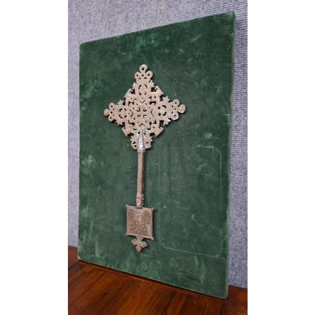 19th Century Silver-Plated Coptic Priests Cross, Ethiopia For Sale - Image 3 of 10