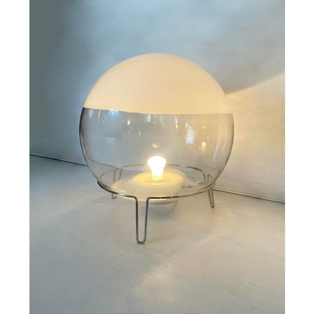 Sphere-Style Table Lamp by Angelo Mangiarotti for Skipper, 1970s For Sale - Image 4 of 7