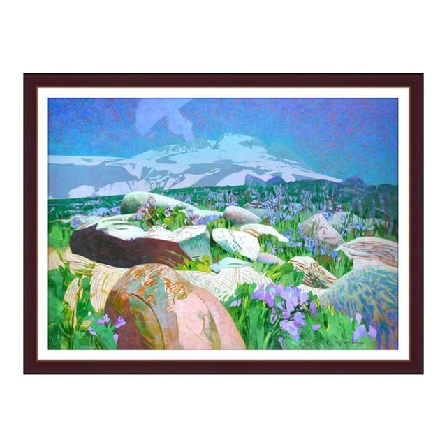 Purple Flowers, Michael Ferguson For Sale