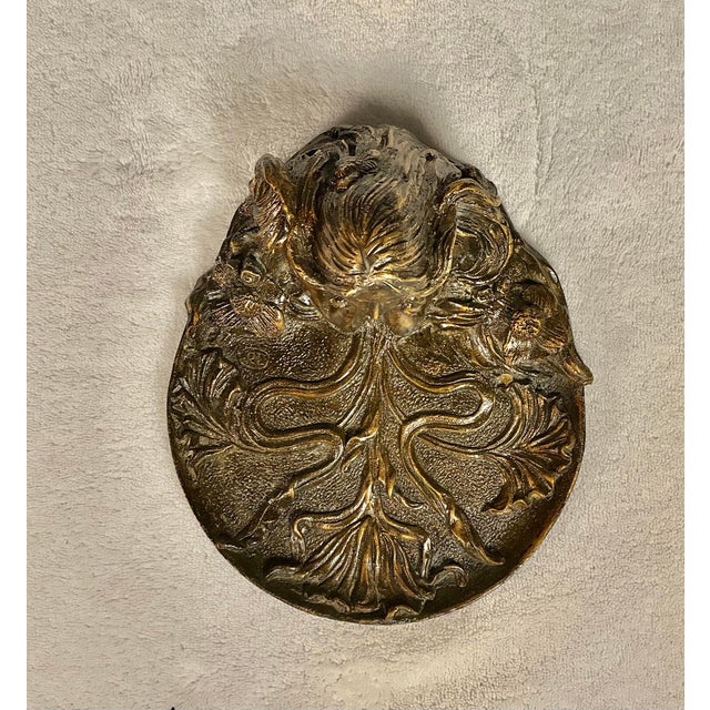 Art Nouveau Bronze Vide-Poche Trinket Tray, Marked R L , Circa 1860 - 1912 For Sale In Greenville, SC - Image 6 of 12