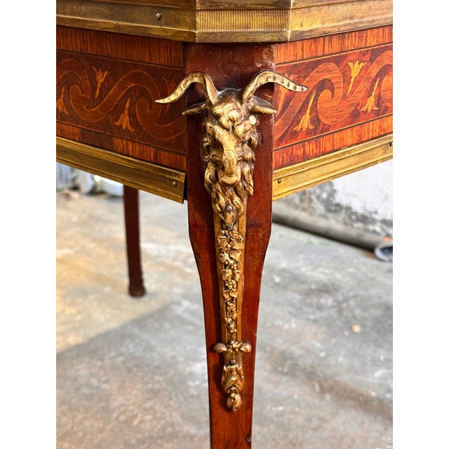 Stone Late 19th Century Louis XV Revival Marble Top Side Table For Sale - Image 7 of 10