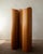 A vintage french tambour room divider in warm pine, designed by jomain baumann for baumann and produced in france during...
