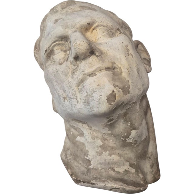 Antique Artist’s Plaster Portrait Head For Sale - Image 4 of 7