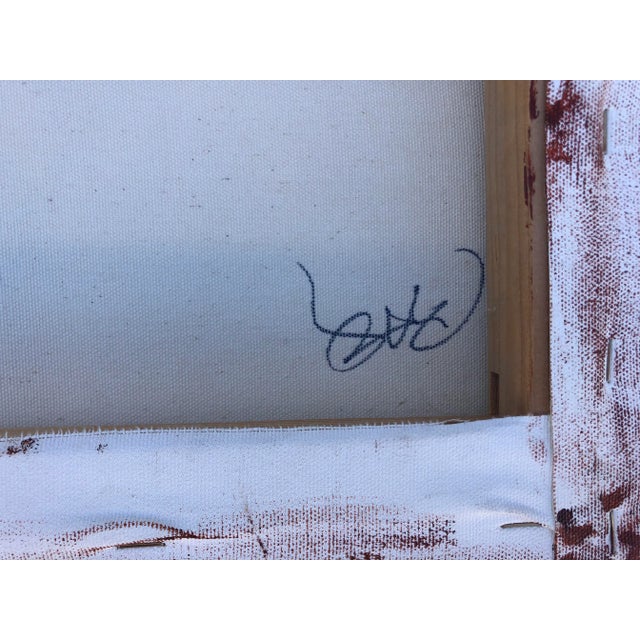 Green "The Original Family Tree" Contemporary Abstract Expressionist Acrylic Painting For Sale - Image 8 of 9