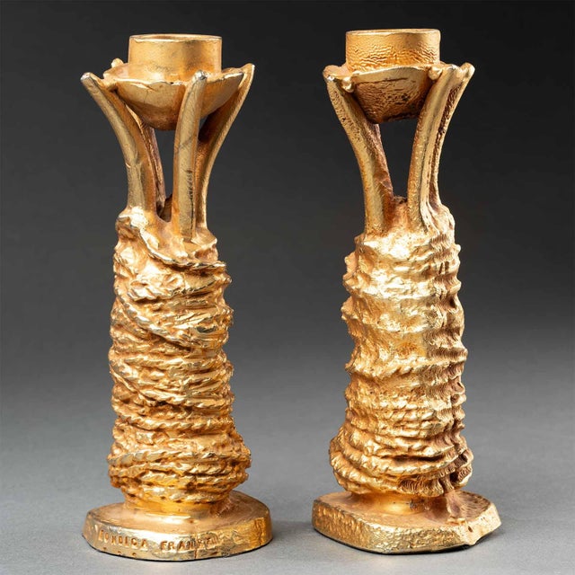 Sculptural Candlesticks by Pierre Casenove for Fondica, 1990s, Set of 2 For Sale - Image 7 of 7