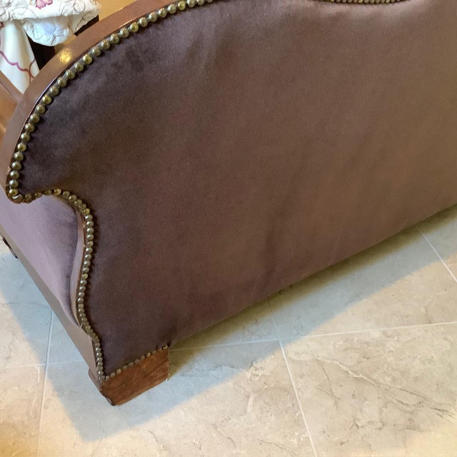 Vintage 19th Century Empire/Regency Mahogany Sofa For Sale - Image 11 of 11