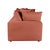 Cali Rust Performance Fabric Modular Loveseat For Sale - Image 4 of 8