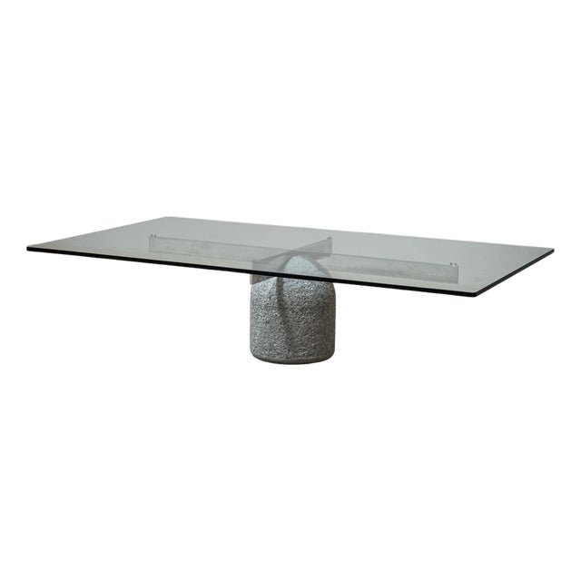 1970s “Paracarro” Coffee Table by Giovanni Offredi for Saporiti, Italy For Sale