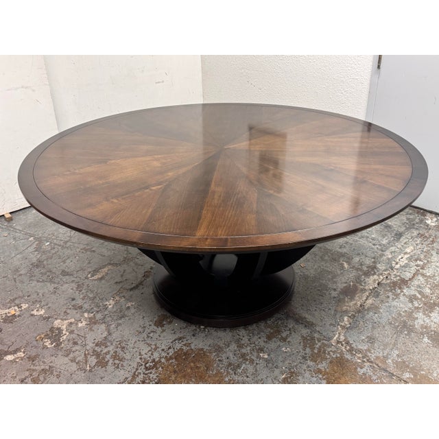Design Plus Gallery presents the Aria Round Starburst Dining Table by Orlando Diaz-Azcuy for McGuire. This round dining...