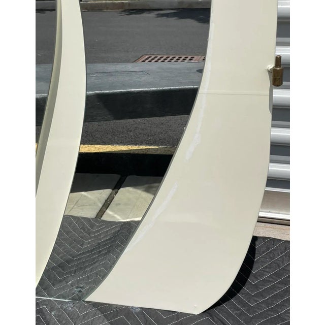 1980s 1980s Lacquer Mirror Floral Room Divider For Sale - Image 5 of 6